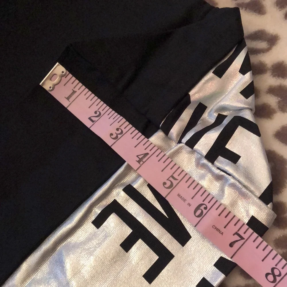 Victoria’s Secret Silver Metallic Love Me Kiss Me Call Me Tote Bag